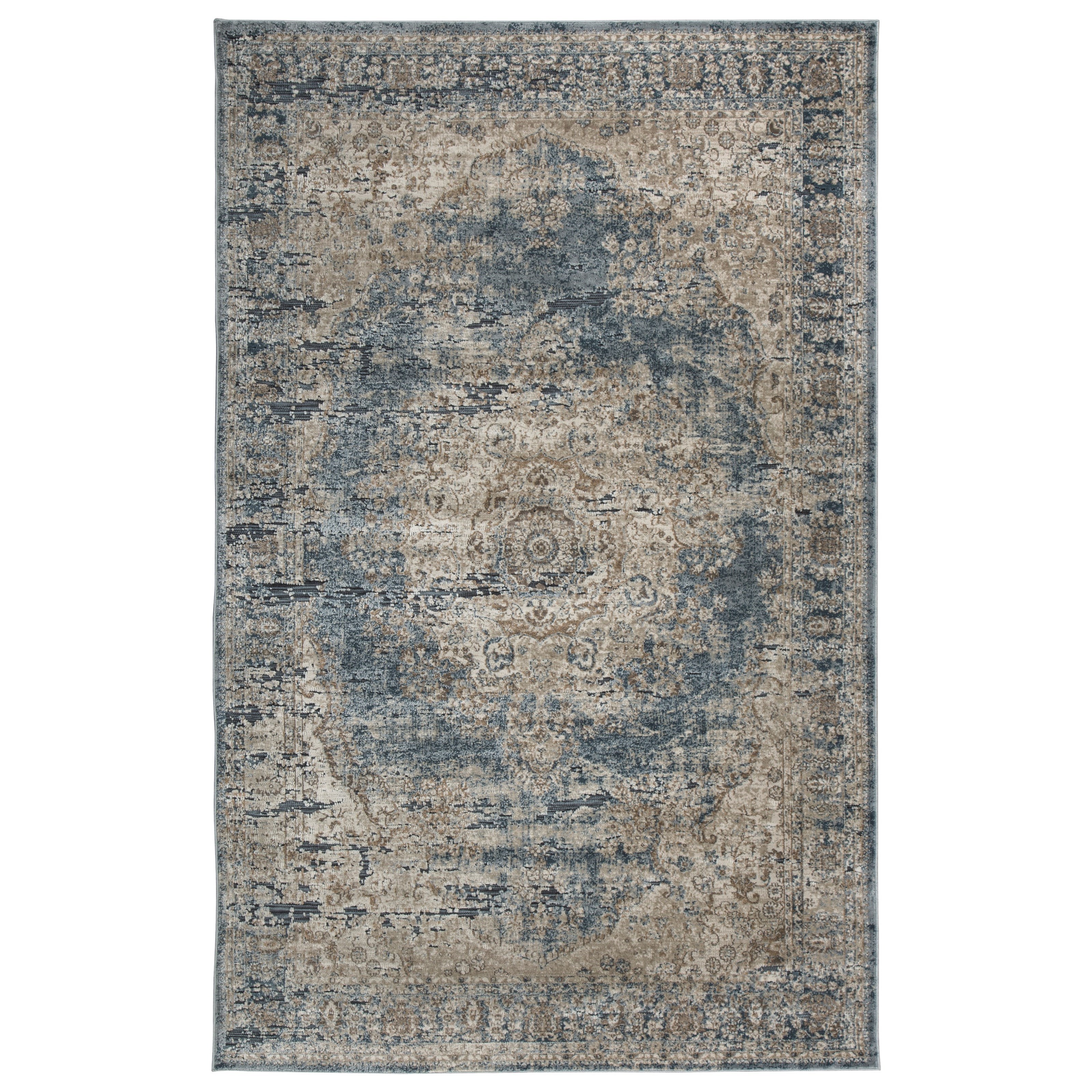 Signature Design by Ashley Traditional Classics Area Rugs South Blue